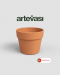 Amalia Wide Pot Quality Terracotta By Artevasi Natural