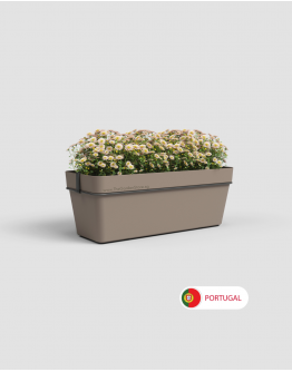 Capri Balcony Plant Box with Water Reserve and hooks