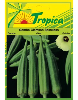 Okra Seeds (Clemson Spineless) Lady Finger By Tropica 