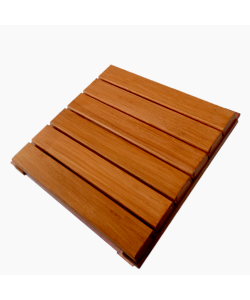 Chengal Floor Decking Tiles 45 X 45cm X 3cm Modular Decking