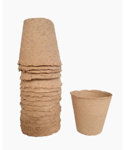 Biodegradable Germination Round Paper Pulp Pots Cups (20pcs)