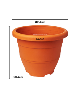 Ø31cm x H25.7cm Elegant Series EG-310 Plastic Pot by BABA