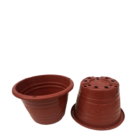 BABA TN-3468 Flower Design Pot (210mmØ x 140mmH)