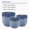 Cleveland Blue Design Ceramic Pot