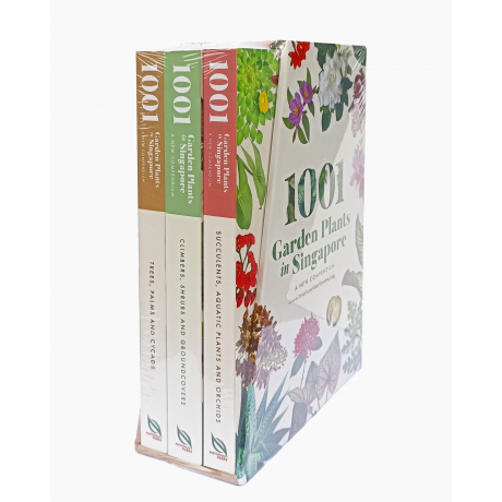 1001 Garden Plants in Singapore: A New Compendium  3in1 Book set