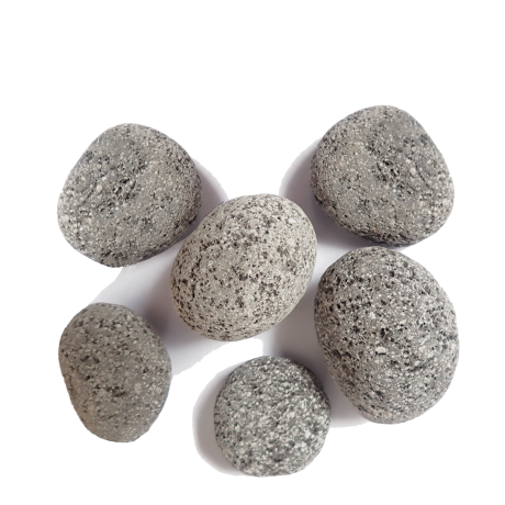 D20kg Dark Grey Lava Pebbles 30-50mm