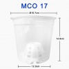 Translucent Clear Pot MCO12-15-17