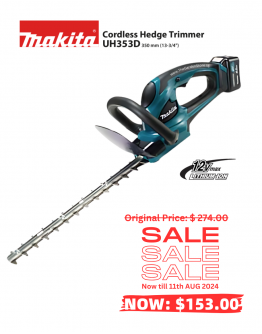 Cordless Hedge Trimmer 12v  by Makita UH353DSA