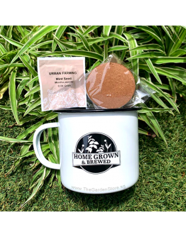 Grow Your Own Peppermint Tea with Enamel Mug